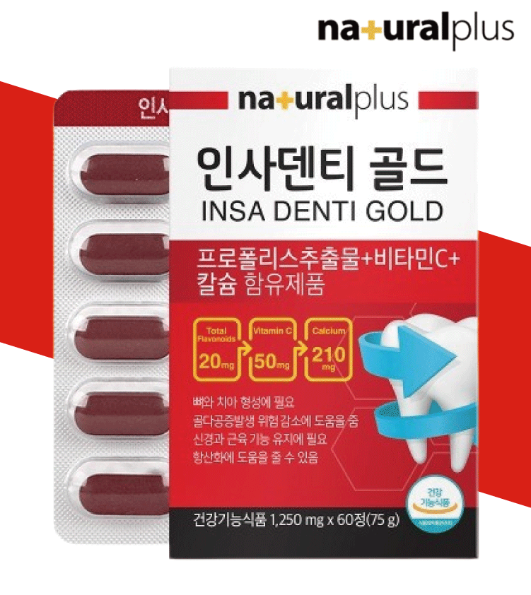 인사덴티 골드 프로폴리스 효능 잇몸염증 입속염증 2개월