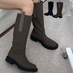 방수 코팅 첼시 워커 레인 롱부츠 장화 3.5cm