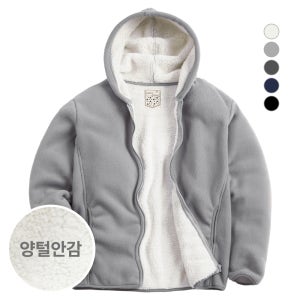 모니즈 S~4XL 양털 후리스 후드 집업 자켓 점퍼 빅사이즈 플리스 뽀글이 FLE260