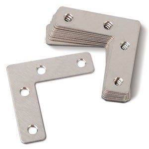 10P 다목적 ㄱ형 평철 50x50mm 꺽쇠 보강 연결철판