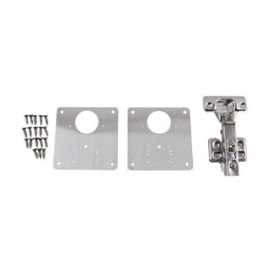 씽크 붙박이 경첩 수리세트 보강판 + 경첩