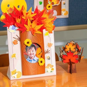 가을 단풍 나무 입체액자아이베이비아트