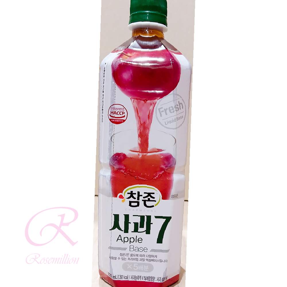 로즈밀 사과원액 PET 835ml x12p 음료베이스 사과음료
