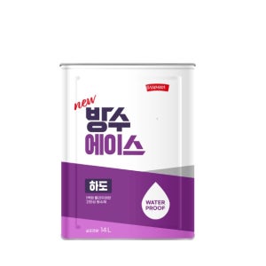삼화 방수에이스하도 옥상 우레탄 방수페인트 프라이머 투명 14L