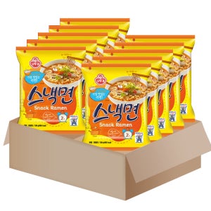 오뚜기 스낵면 봉지라면(10개)
