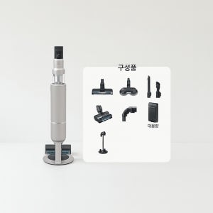 삼성전자 비스포크제트 VS30D973ISE 310W 새틴 베이지 l 대용량베터리 l 고온 세척 브러시 l