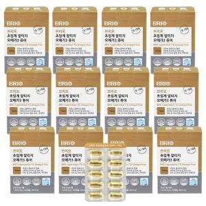 브리오 초임계 알티지 오메가3 퓨어 / RTG EPA DHA 영양제 30캡슐, 12개