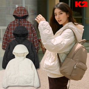 K2 수지 경량패딩 실크스타 구스 다운 후디 따뜻한 초경량 점퍼
