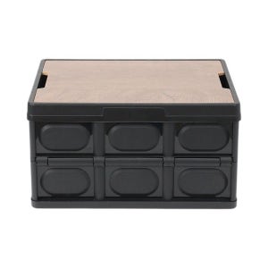 멀티수납 캠핑 폴딩박스 (56L 블랙) DK86