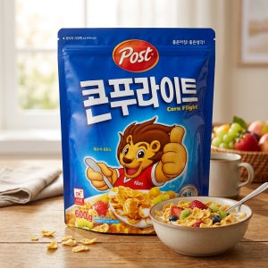 포스트 콘푸라이트 600g 낱개 구매 가능 오리지널 기본 시리얼 바삭한 11가지 비타민