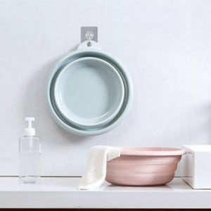 공간활용 자바라 다용도 접이식 세수 빨래 대야 대형