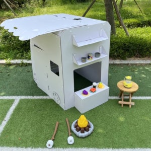 페이퍼 하우스 어린이 아동 색칠하는 놀이집 DIY