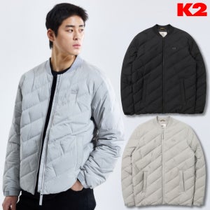 K2 경량패딩 실크스타 라운드넥 슬림 다운 자켓