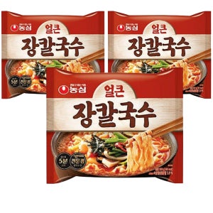 농심 얼큰장칼국수 103g 32개