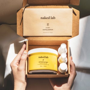 네이키드랩 슈가링 셀프왁싱 홈키트 브라질리언 남자 여자 비키니 겨드랑이 바디 눈썹 제모