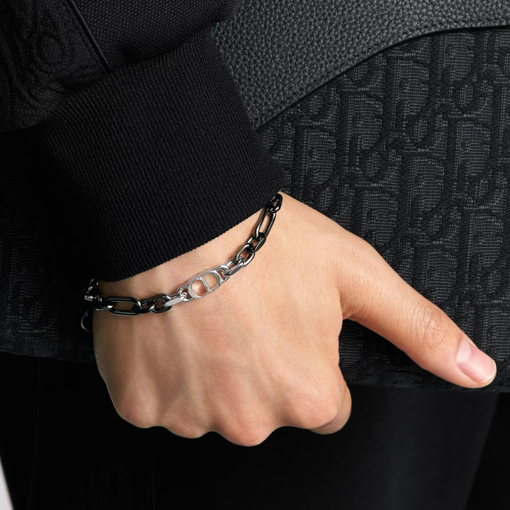 디올 CD ICON 체인 링크 팔찌 (2025년 버전)