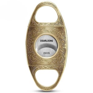 스테인리스 홀더 휴대용 시가커터 절단기 음각 날카로운 가위