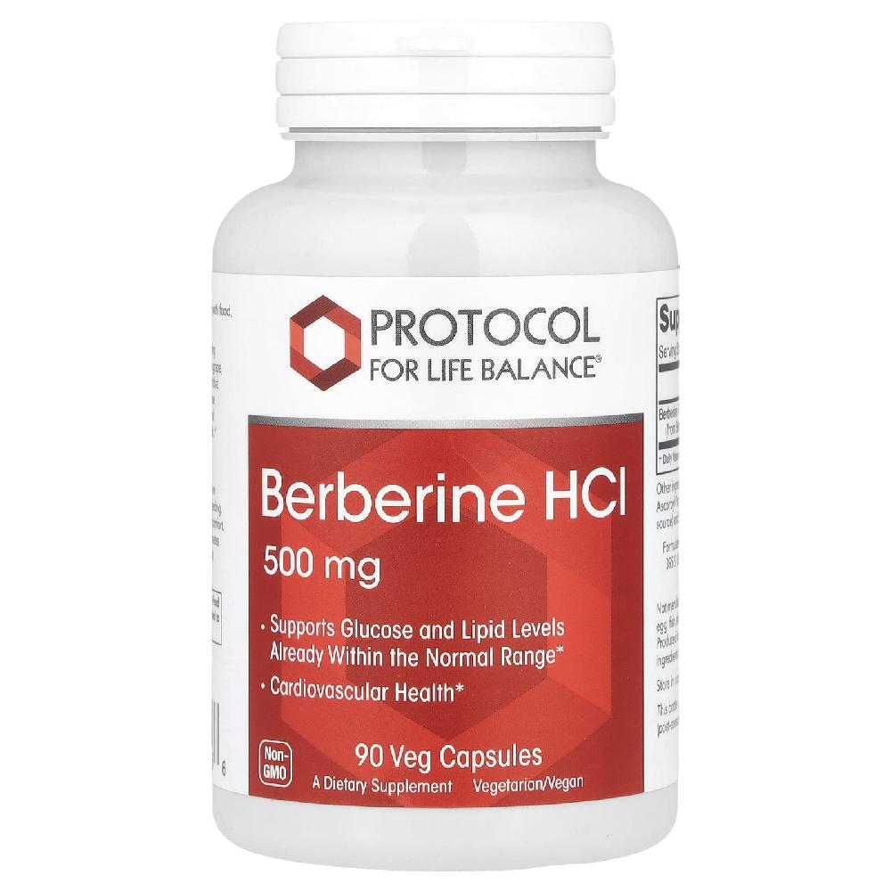<b>프로토콜포라이프발란스</b> 베르베린 HCl 500mg Berberine 베지캡슐 90정