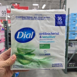 [대용량] 미국 다이알 항균 화장 센스티브 비누 113g 16개 여드름 향균 세안 비누