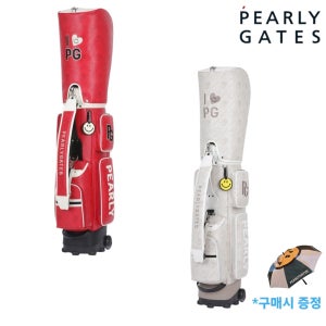 파리게이츠 골프 골프백 25년 여성 스마일 로고 패턴 휠 캐디백 E3CB202