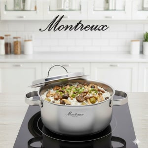 몬트렉스 무연마제 통5중 양수냄비 20cm 인덕션 연마제 없는 스텐냄비