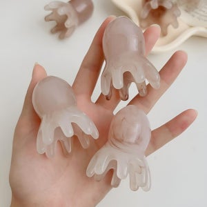 문어 괄사 두피 브러쉬 괄사 마사지 빗 도구