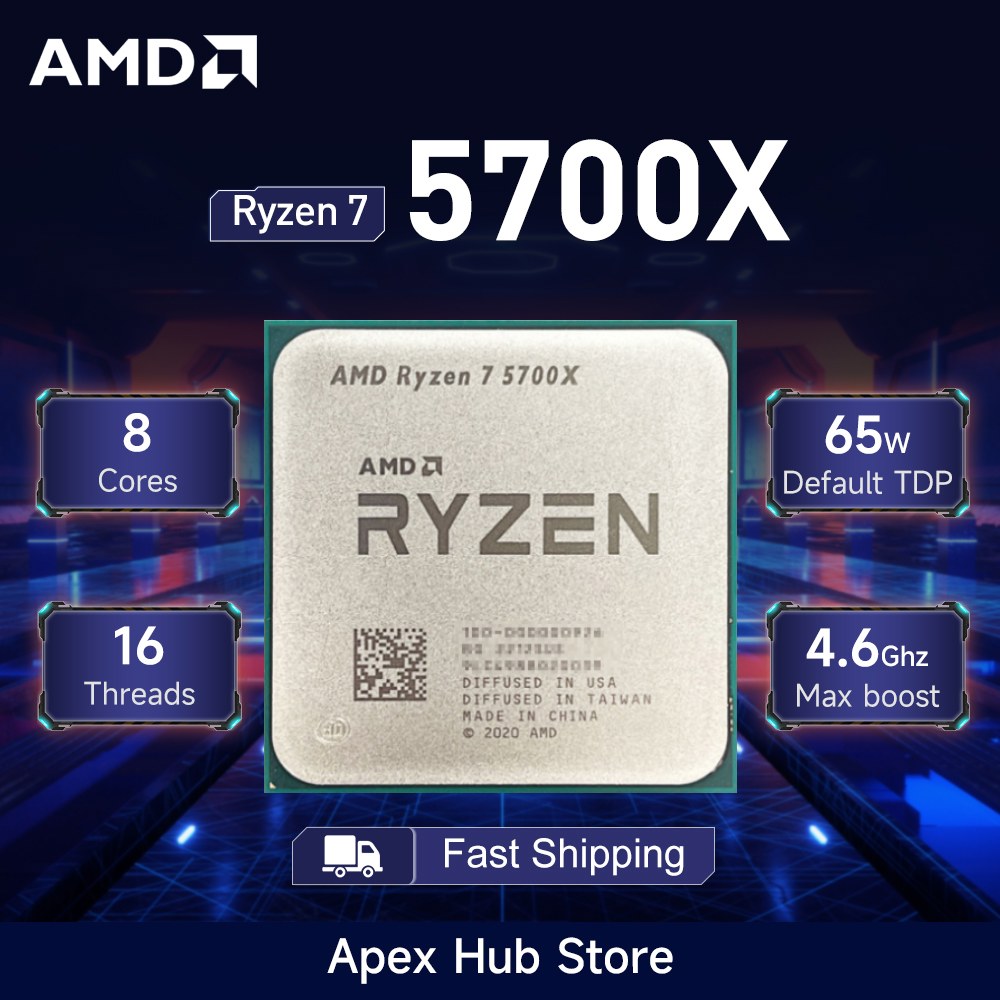 DS NN AMD 16스레드 5700X 프로세서 RYZEN 소켓 32M L3 R7 없는