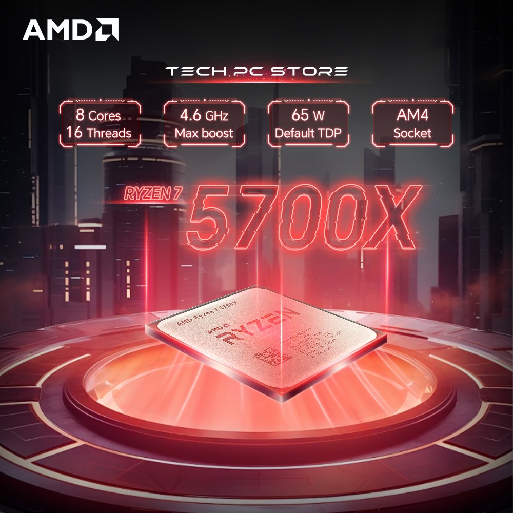 DS T0 AMD 5700X 8코어 소켓 32M AM4 프로세서 16스레드 게이밍 7NM
