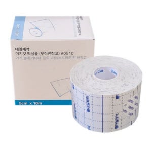 대일 이지컷 부직반창고 픽싱롤 5cm x 10m 의료용 고정 테이프 부직포
