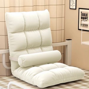 위앤원스 등받이 좌식의자 5단 각도조절 허리베게 2color