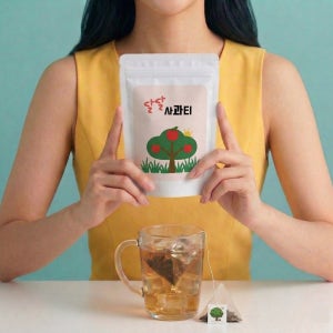 [조이데] 국내산 사과 100% 달콤한 냉침 무카페인 스테비아 애플티