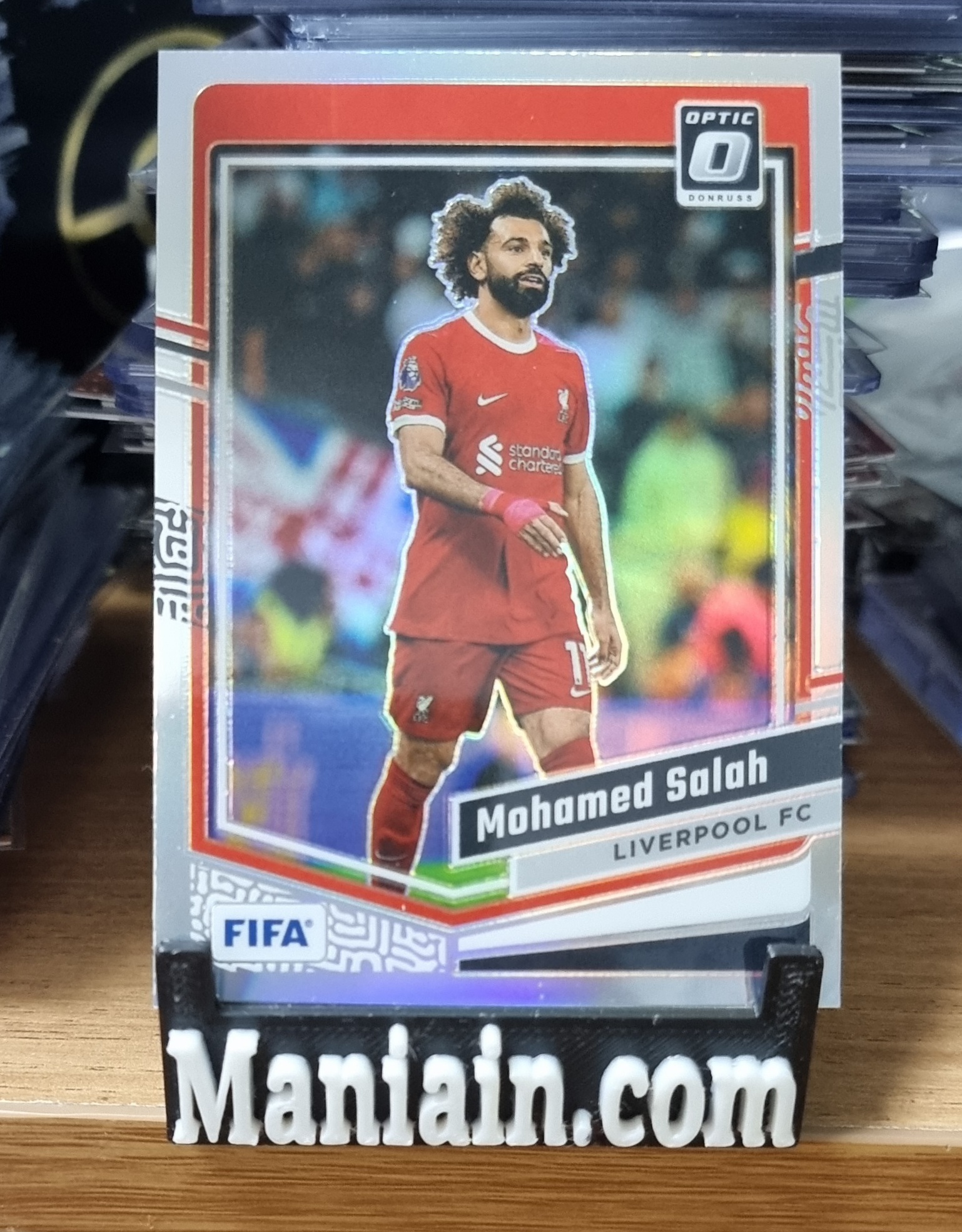 모하메드 살라 작은딩있음 2023-24 Panini Donruss Optic Holo Prizm No-81 축구카드