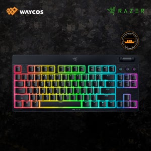 Razer 블랙위도우V4 Low profile TKL HyperSpeed 블랙 US, 오렌지