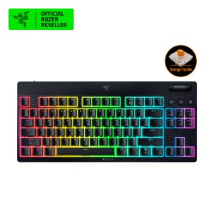 레이저코리아 블랙위도우 V4 Low profile HyperSpeed 블랙/텐키리스, US 오렌지축