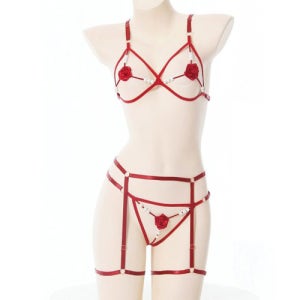 이벤트속옷 섹시 가터벨트 섹시브라 팬티세트 성인 란제리 남친이벤트