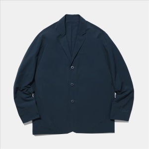 [예일] [YALE x DESCENTE] 나일론 패커블 컴포트 이지 자켓 블루