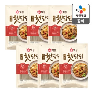 백설 자른햇당면 500g, 6개