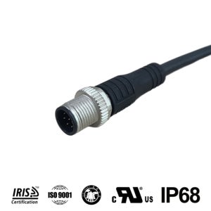 M12 connector 케이블어셈블리, M12 A code 8pin Male 2미터