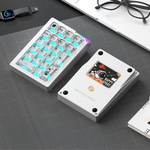 STARS21 넘버 키패드 숫자 키보드 알루미늄 기계식 텐키 무선 PLUS 실버 화이트