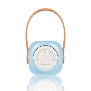러그박스 접지 멀티탭 1구 USB-A C타입 16A 3520W 팁탭 1.5m, 블루, 1개