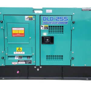 25kVA 방음형 경유 비상용 산업용 디젤발전기 DLD-25S 대형발전기