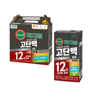 베지밀 고단백 검은콩 두유 190ml 16팩