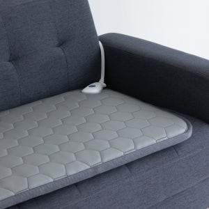 한일의료기 탄소 전기방석 원적외선 온열 소파 매트 3인용, 50x140cm, 다크그레이