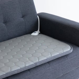 한일의료기 탄소 전기방석 원적외선 온열 소파 매트 3인용, 50x140cm, 다크그레이