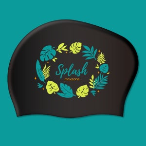 [맥스존] 롱헤어 실리콘 수모 긴머리 귀여운 수영 모자 편한 빅사이즈