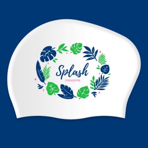 [맥스존] 롱헤어 실리콘 수모 긴머리 귀여운 수영 모자 편한 빅사이즈