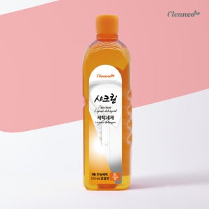 크리네오 샤크린 액체 세탁세제(오렌지향/장미향) 2L