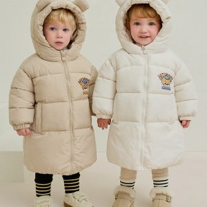 [밀크마일] 쎄러데이베어동글동글마이크로젤롱패딩