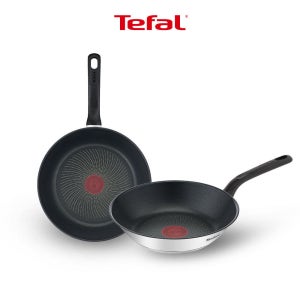 [2종세트] 테팔 인덕션 스텐 티타늄 1X 디네토 프라이팬 20cm + 20cm