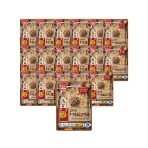 오뚜기 오즈키친 고단백 현미쇠고기죽 400g, 18개